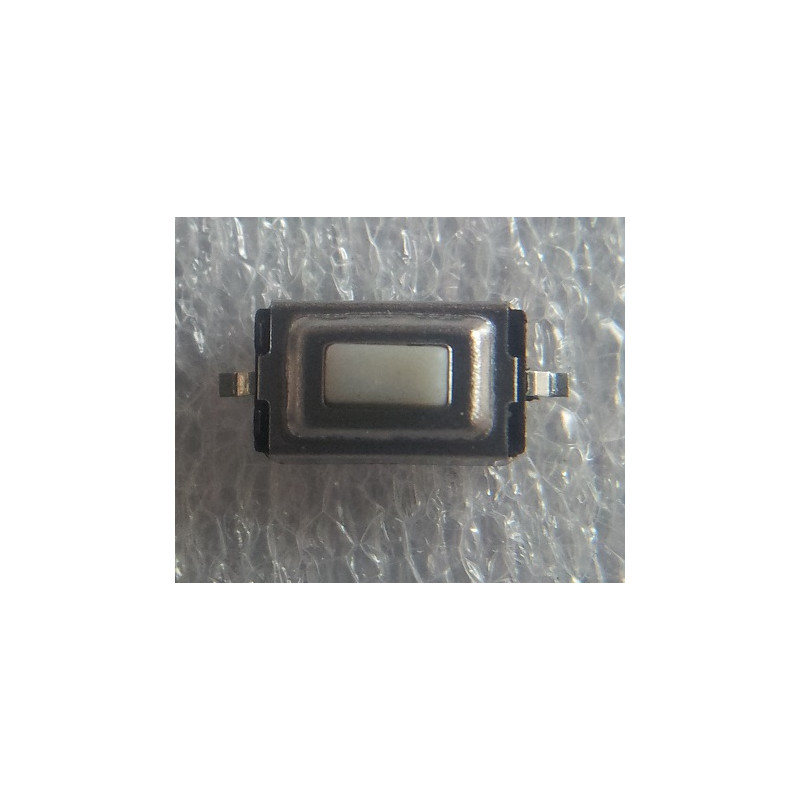 Switch z białym przyciskiem 3mm x 6mm x 2,5mm. Biały przycisk. SMD 2pin. Zdjęcie nr 1