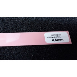 Termopad różowy 0,5mm 3,8W...
