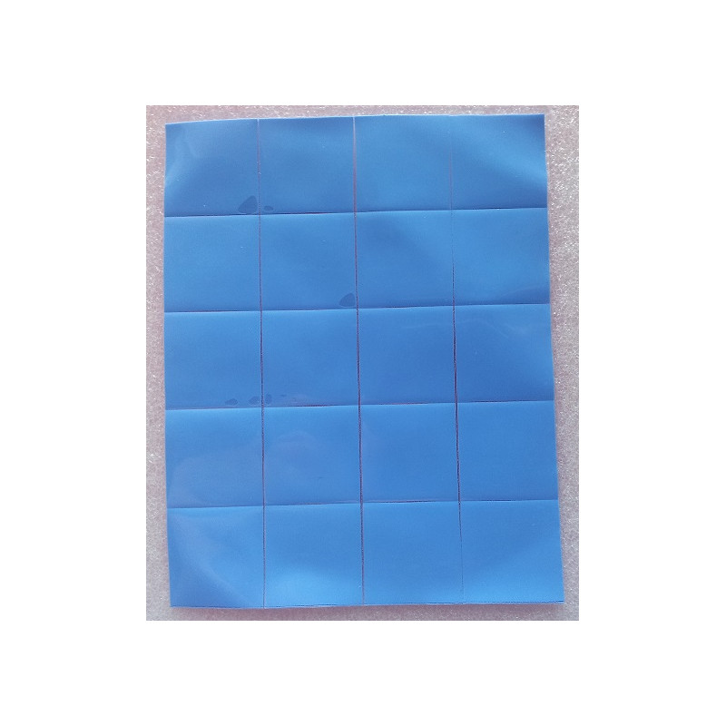 Termopad niebieski 0,5mm 1,2W-2W 20x20