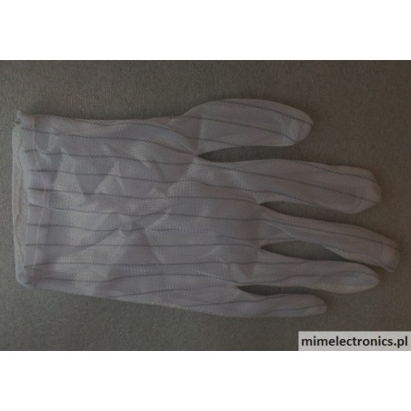 Rękawiczki ESD białe rozmiar S