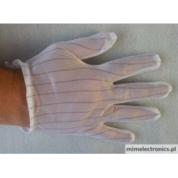 Rękawiczki ESD białe rozmiar S