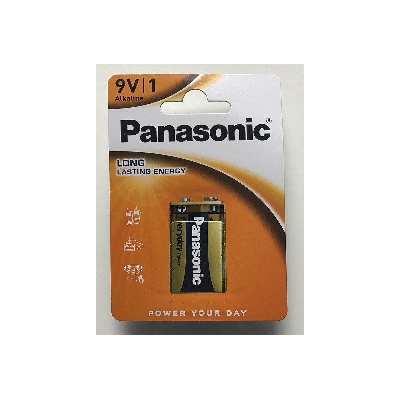 Bateria 9V Panasonic 6LR61 6F22 alkaiczna