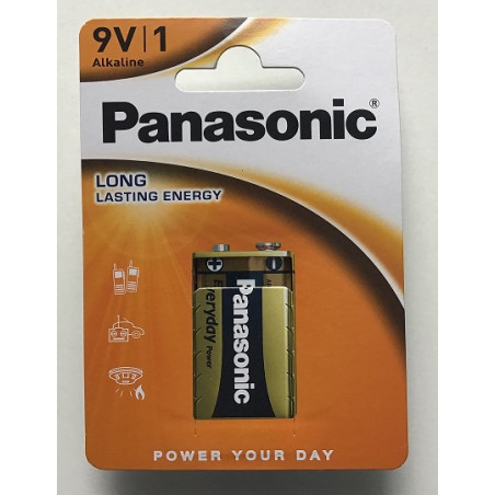 Bateria 9V Panasonic 6LR61 6F22 alkaiczna