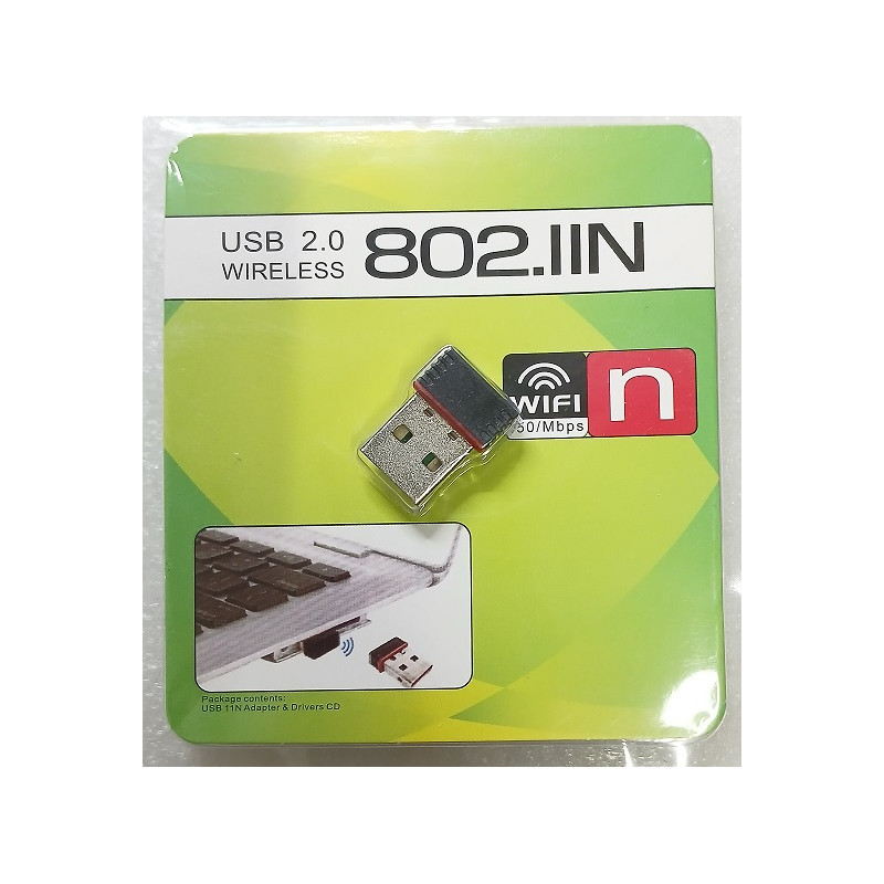 Mini Karta sieciowa WIFI USB 2.0 WIN10 WIN7