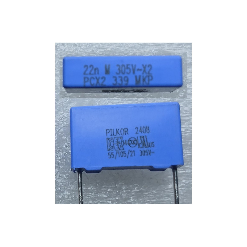 Kondensator polipropylenowy 22nF 305V X2