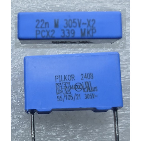 Kondensator polipropylenowy 22nF 305V X2