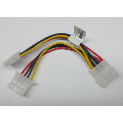 Rozgałęźnik zasilania Molex F na 2x Molex M