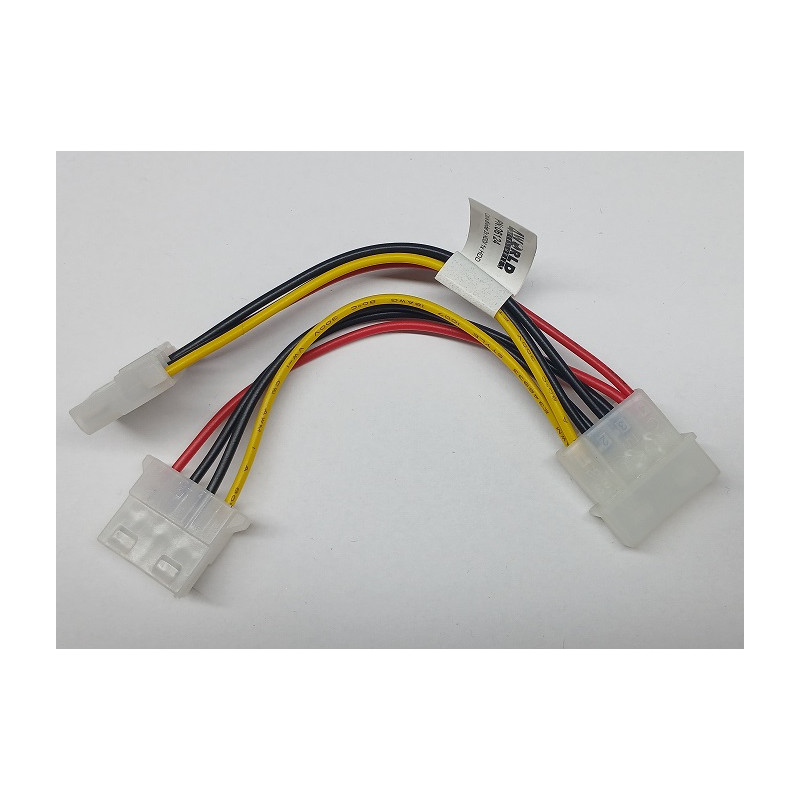 Rozgałęźnik zasilania Molex F na 2x Molex M