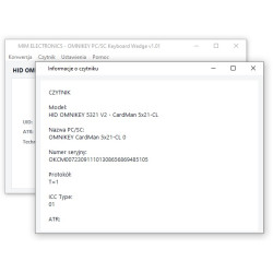 HID OMNIKEY PC/SC Keyboard Wedge 1.01