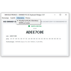 HID OMNIKEY PC/SC Keyboard Wedge 1.01