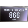 Passat B7 OLED OBD2 Bluetooth - informacja o aktualnych obrotach silnika na biegu jałowym 866 RPM