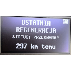 Passat B7 OLED OBD2 Bluetooth - informacja o dystansie od ostatniego dopalania i prawidłowej regeneracji