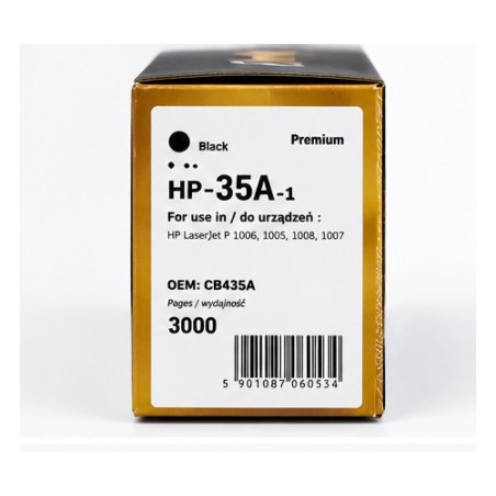 Toner HP LaserJet P1005 P1006 P1007 P1008 3000 stron - lewy bok