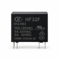 Przekaźnik HF32F 012-HS3 12V DC 5A/250VAC – THT - zdjęcie nr 1