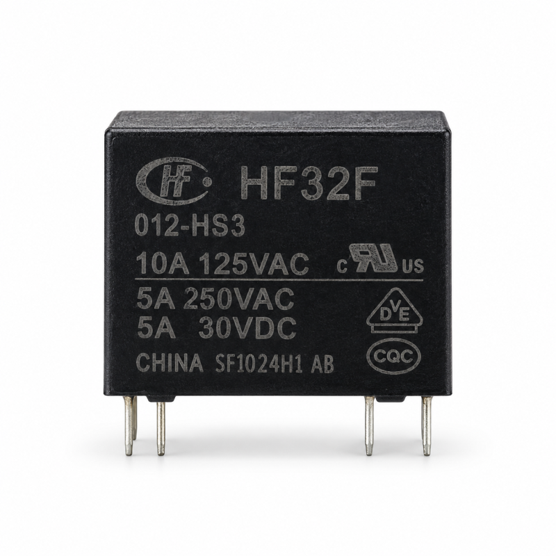 Przekaźnik HF32F 012-HS3 12V DC 5A/250VAC – THT - zdjęcie nr 1