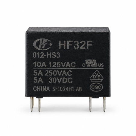 Przekaźnik HF32F 012-HS3 12V DC 5A/250VAC – THT - zdjęcie nr 1